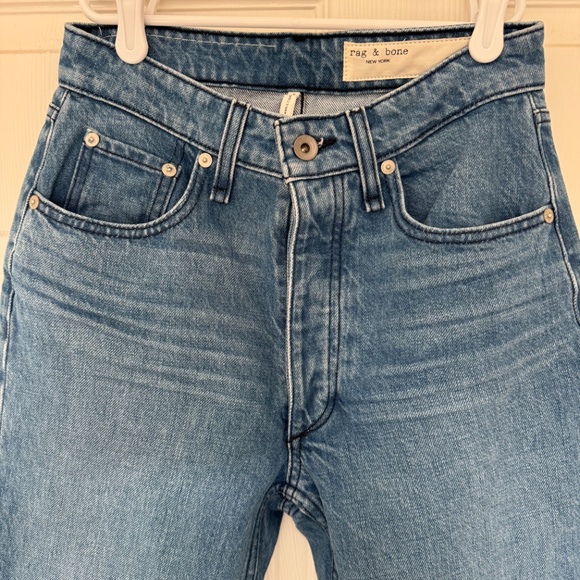 Rag & Bone jeans Nina high-rise ankle cigarette 24 Poppy - Picture 4 of 8